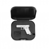 LLAVERO GLOCK METALICO SILVER PLATED