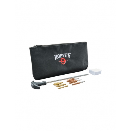 KIT DE LIMPIEZA HOPPE'S PARA PISTOLA CALIBRES .22 / 9MM. / .40