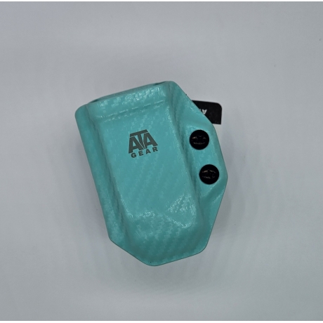 FUNDA CARGADOR ATA GEAR SPORT IPSC CARBON FIBER TIFFANY BLU