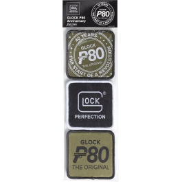 PACK PARCHES GLOCK VELCRO 3 UNDS.