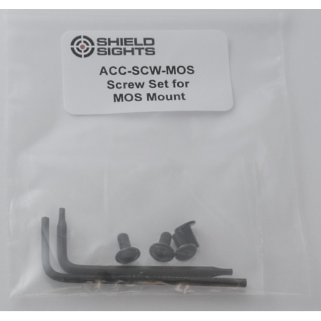 SET TORNILLOS MONTURA PERFIL BAJO SHIELD/MOS