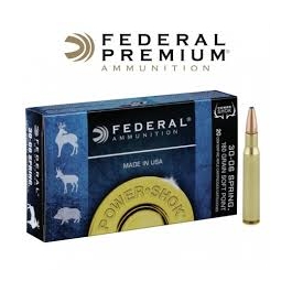 MUNICION FEDERAL AMMUNITION. C/30-06 SPRINGFIELD .180 GR SOFT POINT