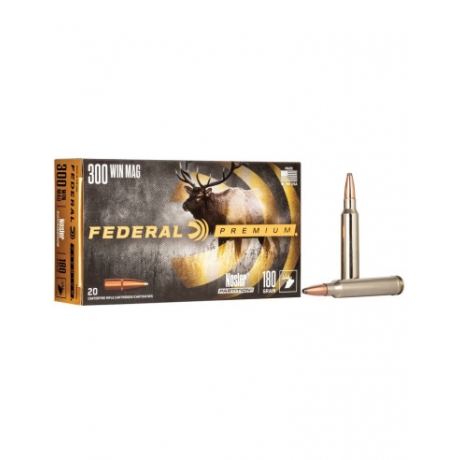 Munición metálica FEDERAL Nosler Partition - 300 Win. Mag. - 180 grains