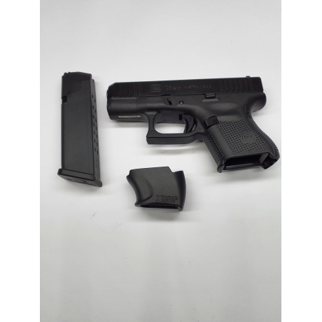 ADAPTADOR X GRIP PARA CARGADOR 157 TIROS, PARA USAR EN GLOCK 26 Y 27 + CARGADOR GLOCK 17 TIROS