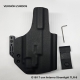 FUNDA IWB GLOCK 19/17 LINTERNA TLR8 ELEGANT ZURDO INTERIOR KYDEX