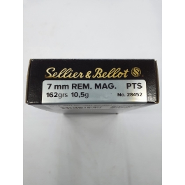 MUNICION SELLIER BELLOT C/7MM. REM.MAG.PTS 162 GR. nº 28452