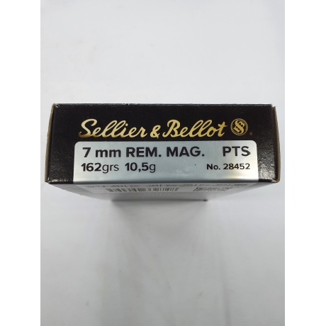 MUNICION SELLIER BELLOT C/7MM. REM.MAG.PTS 162 GR. nº 28452