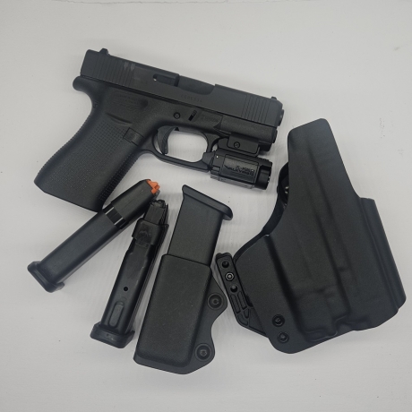 PACK FCSE PISTOLA GLOCK 43X Cal.9x19 OLIGHT PL3 600lm