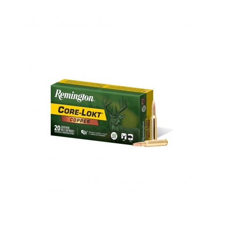 Munición metálica REMINGTON Core-Lokt Copper HP - 30-06 - 150 grains