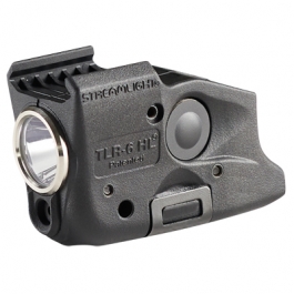 LINTERNA STREAMLIGHT TLR6 HL GLOCK 42/43/43X SILVER CON LASER RECARGABLE