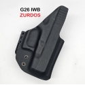 FUNDA IWB ELEGANT GLOCK 26/27 KYDEX INTERIOR ZURDO