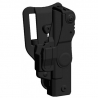 FUNDA DESIGN TECH V3 GLOCK 19 NIVEL III ROTATIVA (BASCULANTE) REGULABLE EN ALTURA (BES3038)