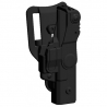 FUNDA DESIGN TECH V3 GLOCK 17 NIVEL III ROTATIVA (BASCULANTE) REGULABLE EN ALTURA (BES3037)