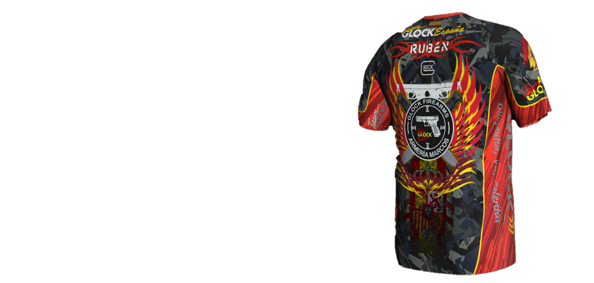 CAMISETA TEAM GLOCK ESPAÑA